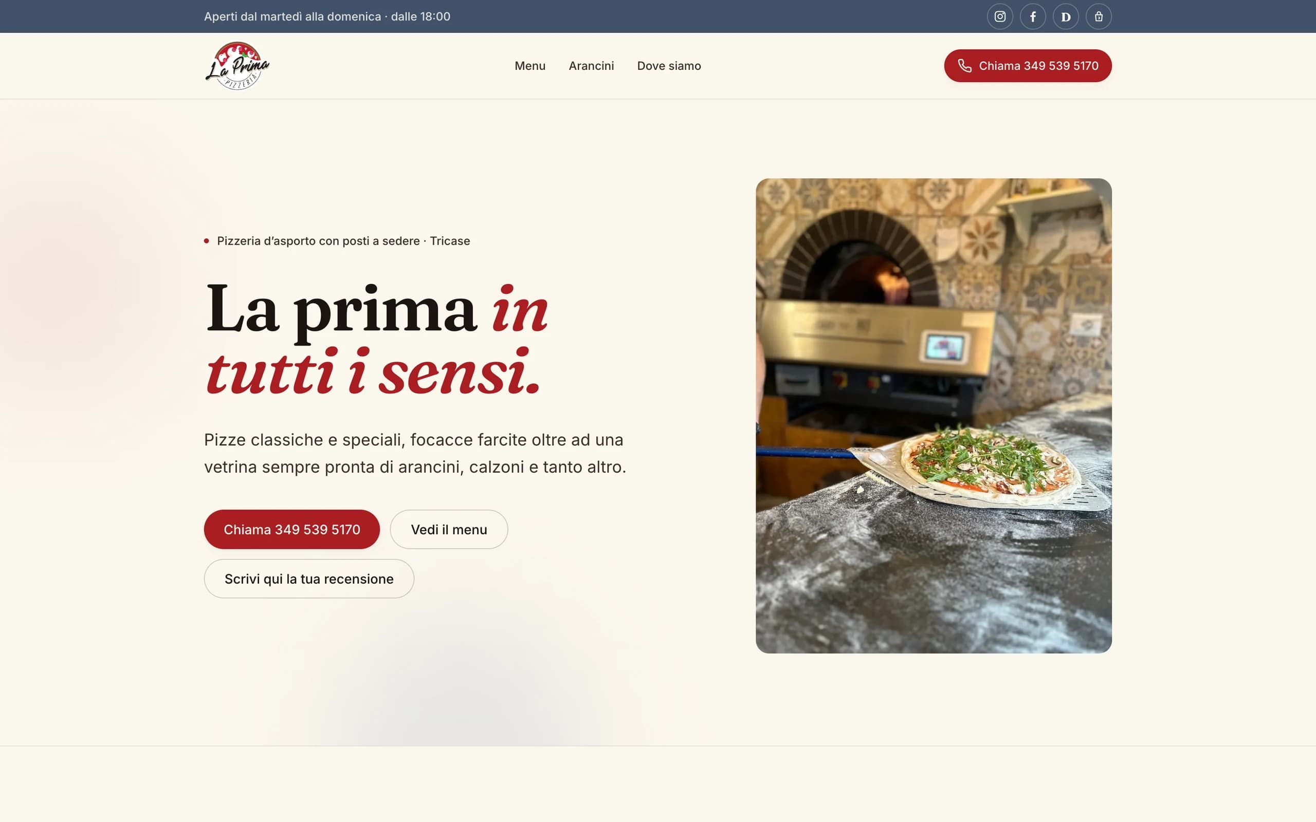 Pizzeria La Prima — preview